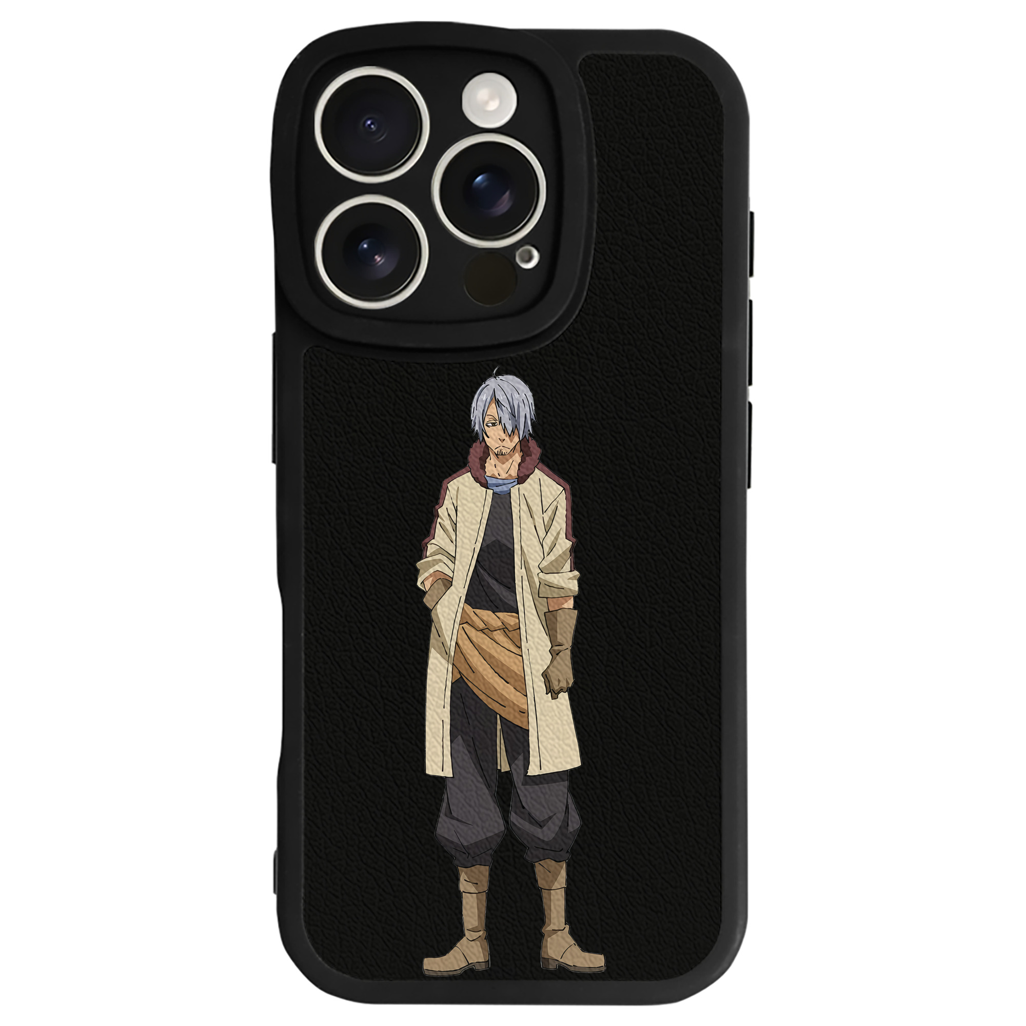 （画像用） 転スラ Regarding Reincarnated to Slime 【iPhone 16シリーズ対応】シリコンスマホケース（レザー調） 材質：シリコン